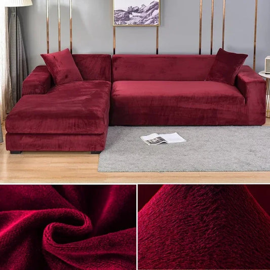 Burgundy Corner Sofa