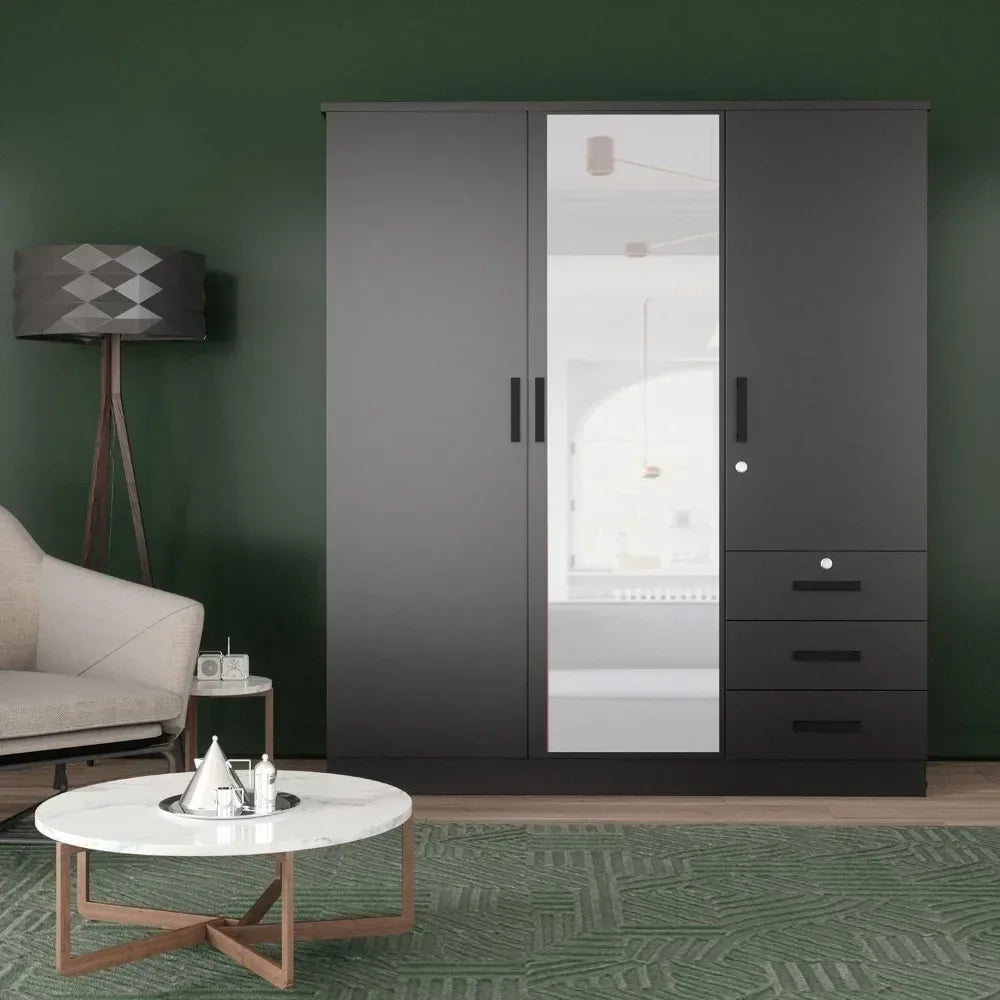 Mirror Door Wardrobe