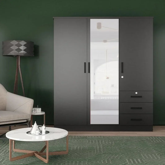 Mirror Door Wardrobe