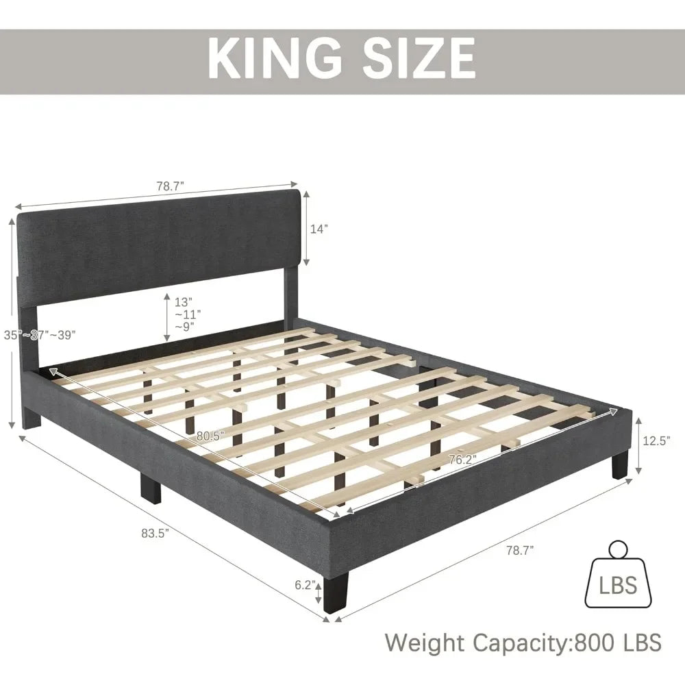 Adjustable Headboard Bed